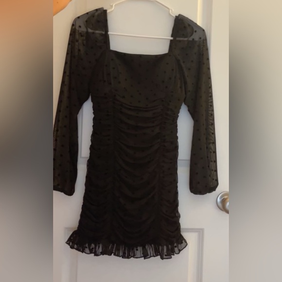 Black Cocktail Dress. Worn once for a wedding rehearsal. - Picture 1 of 2